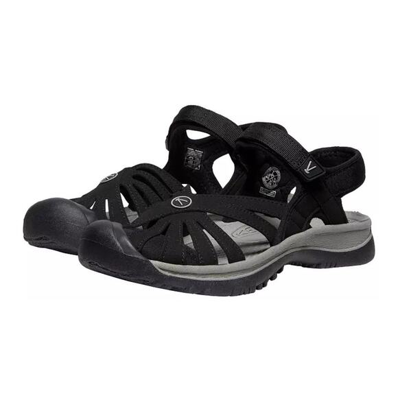 Keen Rose Beach Anti-Odor Sandals Black Ankle Strap Hiking Casual Womens Size 11 - Picture 1 of 11